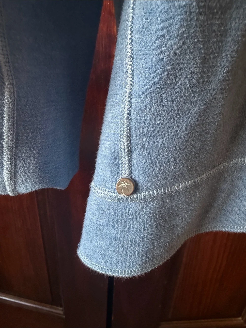 Tommy Bahama reversible Men's Light Blue Quarter-Zip Sweater